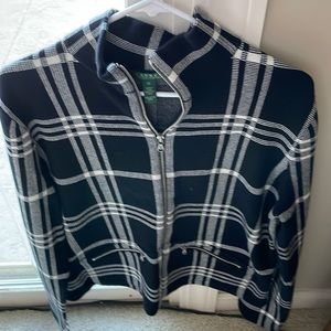 Ralph Lauren black and white jacket XL